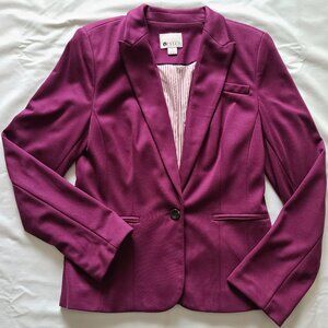 Stylus Blazer - Rich Purple, Machine Wash, Size M